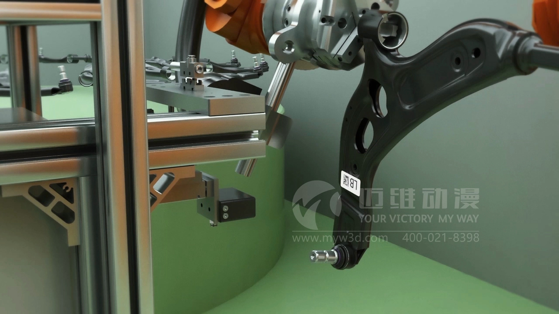 自動(dòng)機械手臂三維動(dòng)畫(huà)展示(圖2)