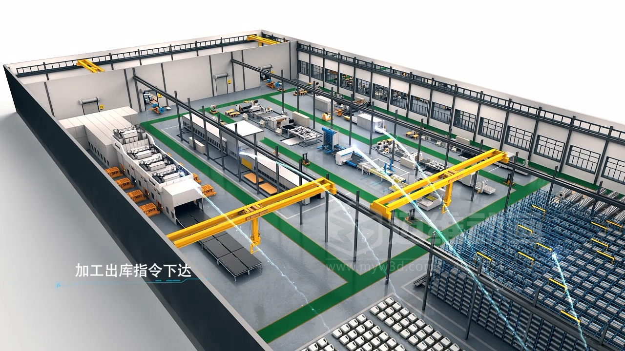 生產(chǎn)線(xiàn)三維動(dòng)畫(huà)：新時(shí)代制造業(yè)企業(yè)展示產(chǎn)品生產(chǎn)工藝流程的得力營(yíng)銷(xiāo)展示工具！(圖1)