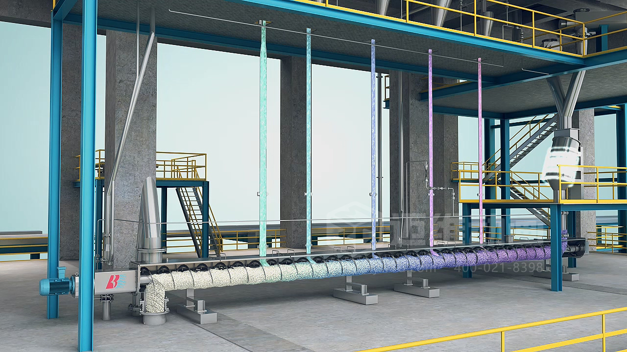 粉粒體物料處理系統三維動(dòng)畫(huà)(圖3)