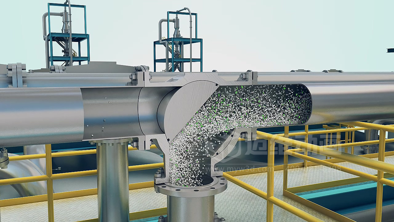 粉粒體物料處理系統三維動(dòng)畫(huà)(圖5)