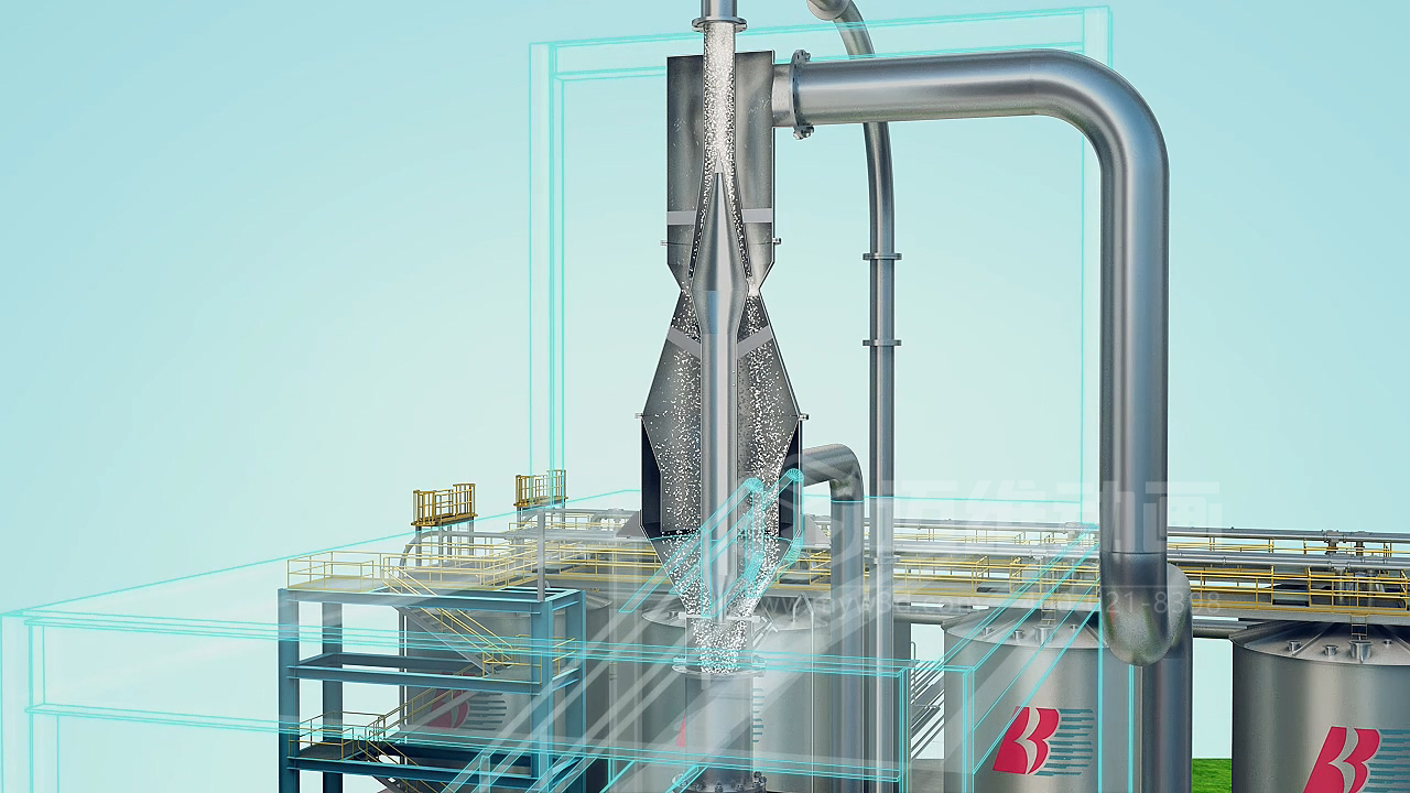 粉粒體物料處理系統三維動(dòng)畫(huà)(圖10) 粉粒體物料處理系統三維動(dòng)畫(huà)(圖10)
